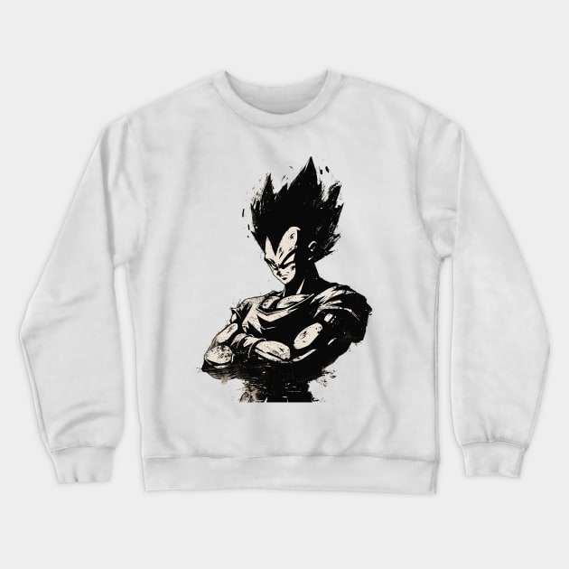 vegeta Crewneck Sweatshirt by pokermoment